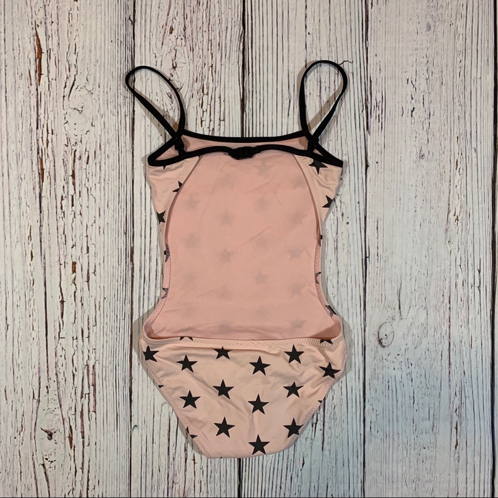 Girls Star Print one piece Swimsuit. - Picture 3 of 4